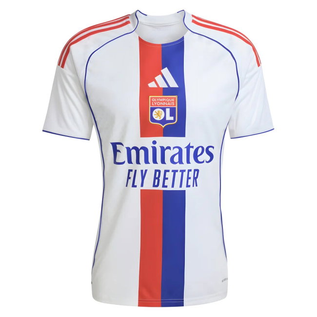 2025-2026 Olympique Lyon Home Shirt (Niakhate 19)-SoccerKits Hub | Buy Soccer Jerseys Online